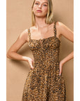 Animal Print Dress-