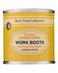 New Leather Work Boots Scented Candle