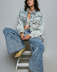 Studded Denim Jacket-