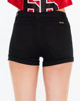 Black Denim Short -