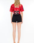 Black Denim Short -