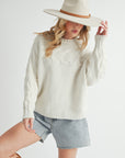 Elaine Sweater- White