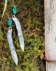 High Desert Earrings: Silver