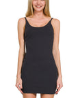 Bodycon Smoothing Mini Dress- Black