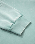 Raw Edge Shirt- Blue-