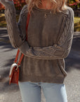 Cable Knit Sweater-