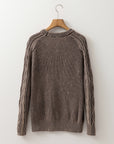 Cable Knit Sweater-