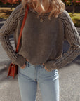 Cable Knit Sweater-