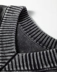 Mineral Wash Drop Sleeve Sweater-
