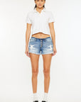 Low-Rise Button Short-