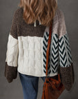 Chunky Patchwork Sweater-