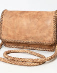 Lasso Strap Leather Crossbody Bag- NMBGM180