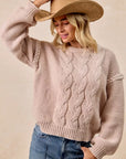 Cable Knit Sweater-