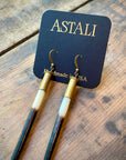 Porcupine Quill in Bullet Earrings