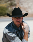 Gunslinger Wool Felt Hat- Black