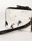 Hair on Hide Wristlet with Credit Card Slots: ADBG821A