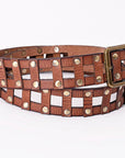 LC-ADBLF198 Leather Belt - M