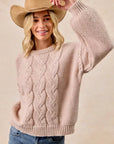 Cable Knit Sweater-