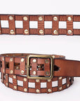 LC-ADBLF198 Leather Belt - M