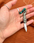 Untamed Necklace: 18" Silver Chain