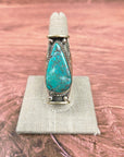 Genuine Turquoise Tibetan Adjustable Ring