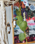 Billie Jr. Necklace (Mother of Pearl): 18" Silver Chain
