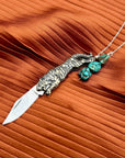 Untamed Necklace: 18" Silver Chain