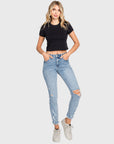 Kimber Jean- MidRise- Light-