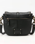 SWC155BLK- Black Flap Bag