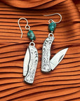 High Desert Earrings: Silver