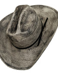 Moonwalk - Straw Cowboy Hat - Grey