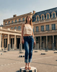 Mid-Rise Cropped Cuffed Straight Jean-