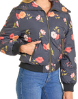 Floral Puffer Jacket-