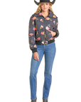 Floral Puffer Jacket-