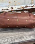 Cattleman Luxe Checkered Cowhide Purse