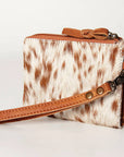 ADBG821D- Coin Purse Wristlet - Brown