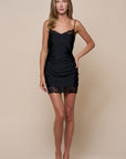 Bodycon Satin Dress-