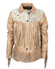 The Frontier Palomino Leather Jacket- STS6080