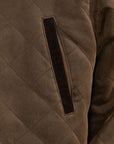 Harlow Quilted Barn Jacket- Brown