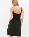 Suede Rhinestone Dress