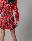 Georgina Dress- Red-