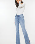 Midrise Doubleband Waist Flare- KC9365M-