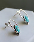 Vale Turquoise Hoop Earrings