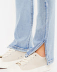 Midrise- Straight with Split Hem- KC7995M- Light-