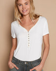 Avery Top- UKT278- Off-White-