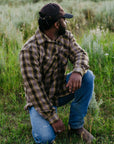 Greyson Flannel Shirt- Brown
