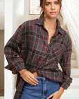 Encore Plaid Shirt- Grey