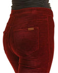 Corduroy Flare- Red- BW6PD02933