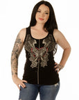 Zipper Tank - Guns & Wings-
