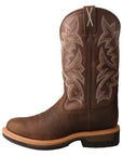 Work- Light Cowboy Boot- Brown/Taupe- MLCA002